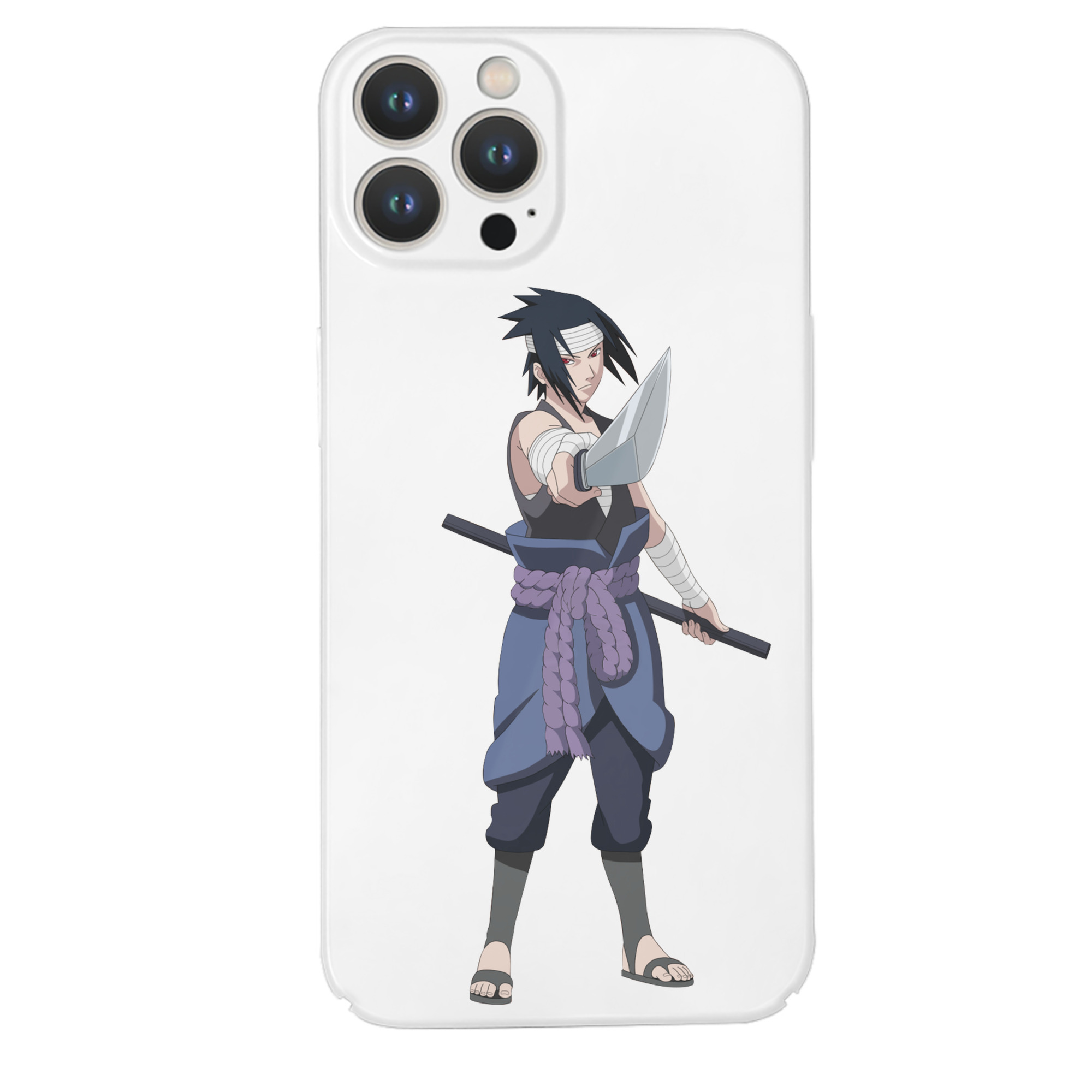 （画像用） NARUTO -ナルト- うちは サスケ Uchiha Sasuke 【iPhone 14シリーズ対応】ハードケース